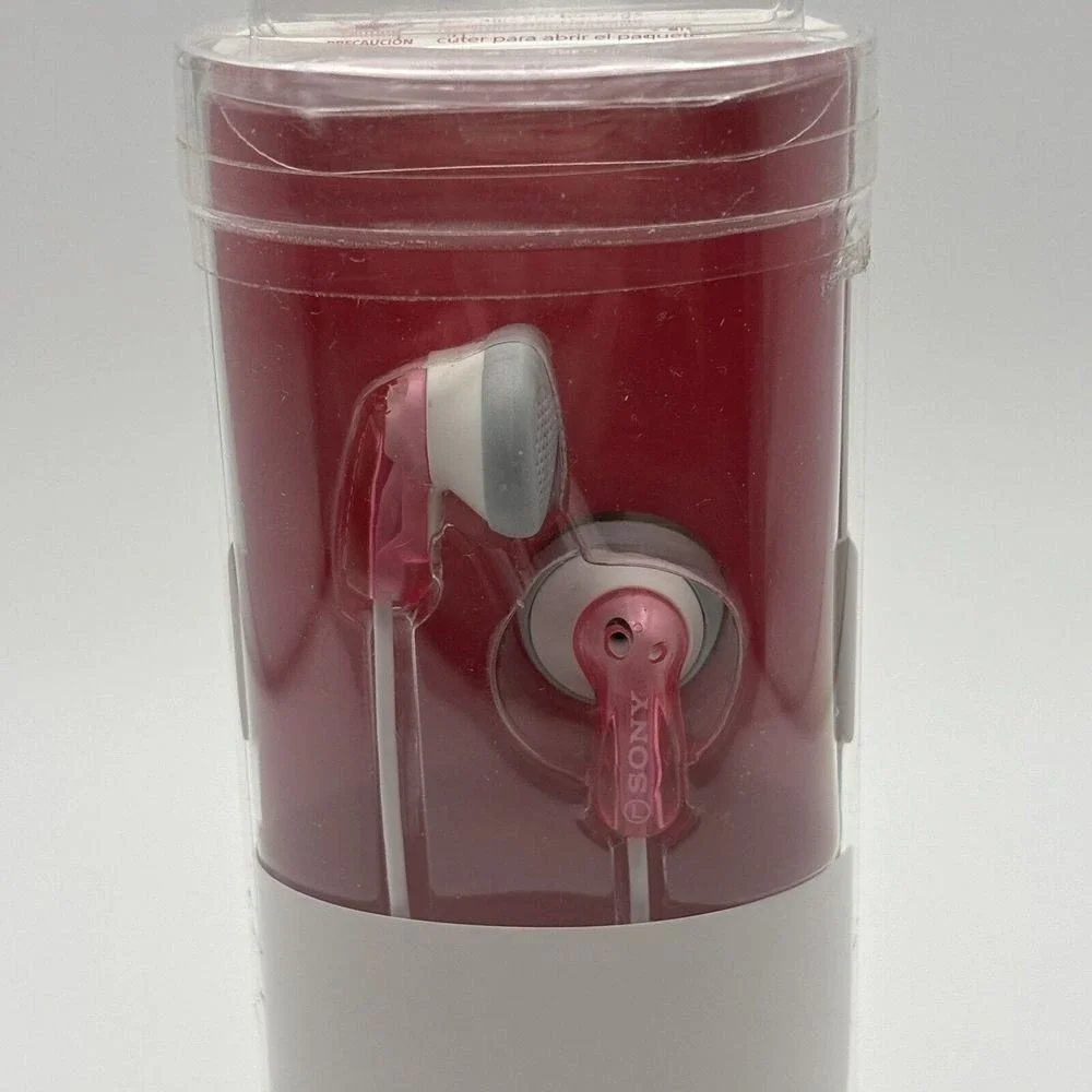Sony MDR-E9LP‎ Wired In-ear Secure Fitting and Compact Headphones (Pink) New